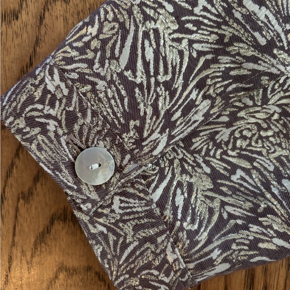 Ruby Rd. Brown And Cream Patterned Jacket Size 20 - image 3